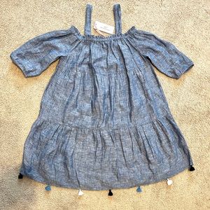 NWT-Vineyard Vines Chambray Tiered Cover-Up Dress